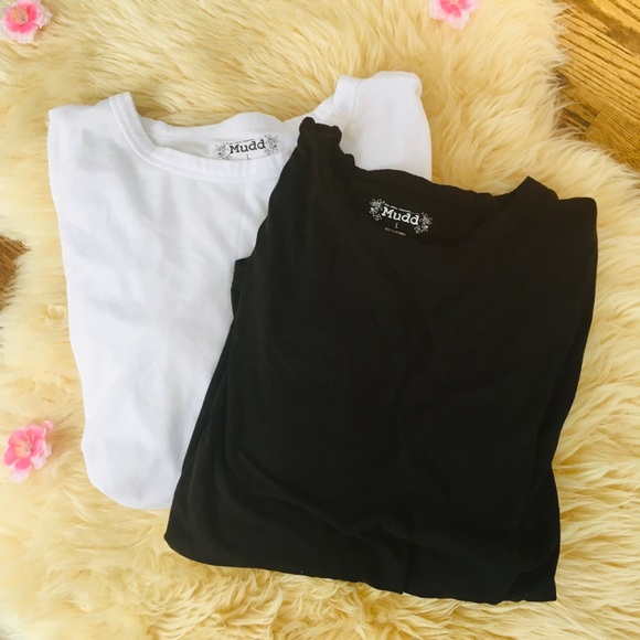 Miss two long sleeved shirts. One black one white. - Picture 1 of 7